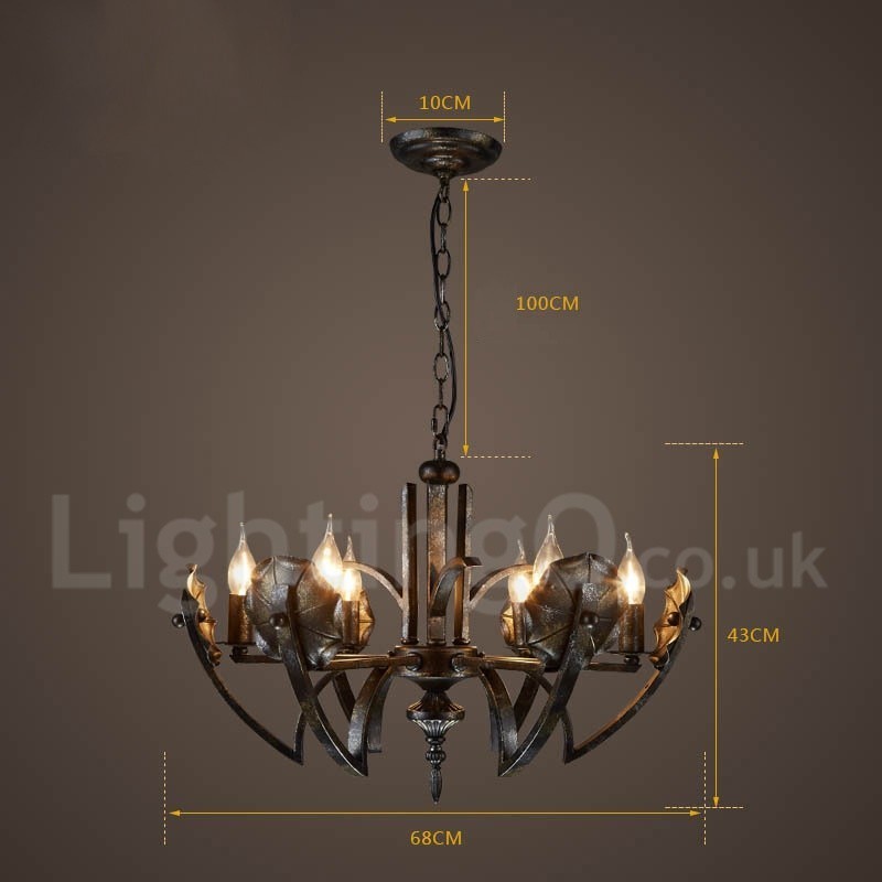 Lámpara colgante de acero de estilo industrial para tienda.