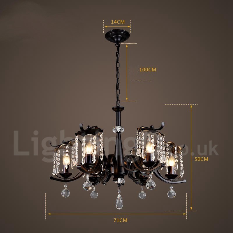 Lámpara colgante de acero de estilo industrial para tienda.