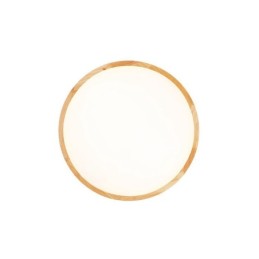 Lámpara de techo de madera redonda ultrafina Lámpara de techo de madera maciza acrílica Luces nórdicas