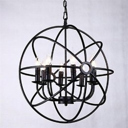 Lámpara colgante estilo mini, moderna, contemporánea, tradicional, clásica, rústica, estilo retro, estilo campestre, globo.