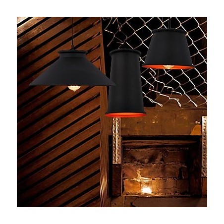 Lámpara colgante de metal de 3 luces, estilo mini, moderna y contemporánea Lámpara colgante de metal de 3 luces, estilo mini, moderna y contemporánea
