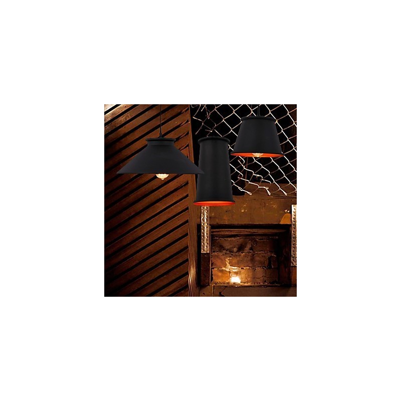 Lámpara colgante de metal de 3 luces, estilo mini, moderna y contemporánea