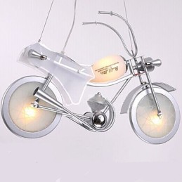 Lámpara de motocicleta Iluminación de dibujos animados Lámpara de niño Lámparas para niños