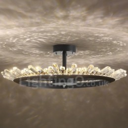 Lámparas de techo de cristal modernas y contemporáneas