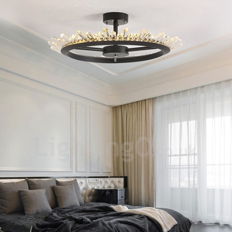 Lámparas de techo de cristal modernas y contemporáneas
