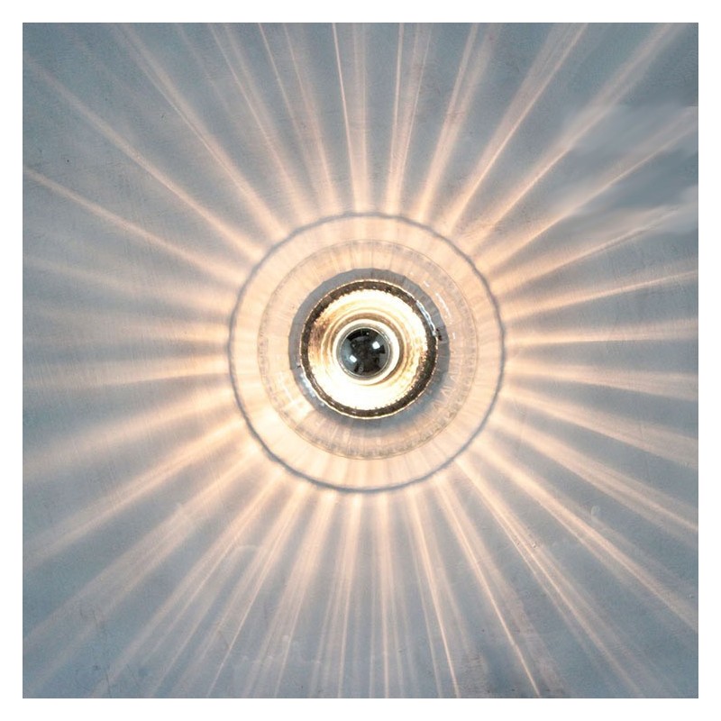 Apliques de pared con bombillas sin sombras, luz de techo moderna y contemporánea