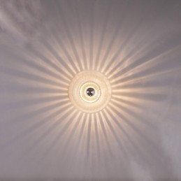 Apliques de pared con bombillas sin sombras, luz de techo moderna y contemporánea