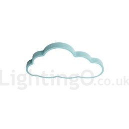Lámpara de techo empotrada de estilo nórdico moderno, contemporáneo y regulable, con nubes ultrafinas y pantalla acrílica, con control remoto. También se puede usar como luz de pared.