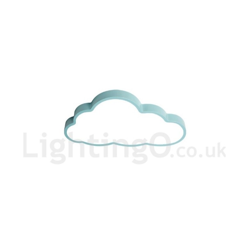 Lámpara de techo empotrada de estilo nórdico moderno, contemporáneo y regulable, con nubes ultrafinas y pantalla acrílica, con control remoto. También se puede usar como luz de pared.