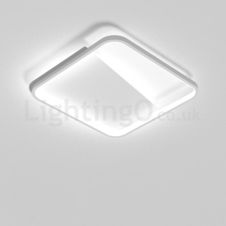 Lámparas de techo empotradas cuadradas de aluminio ultrafinas y minimalistas modernas de 5 cm Lámparas de techo empotradas cuadradas de aluminio ultrafinas y minimalistas modernas de 5 cm