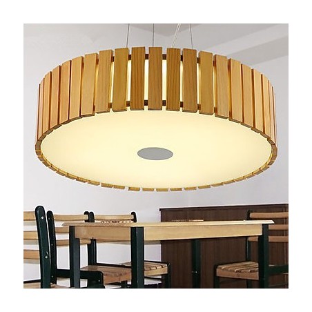 Lámpara de araña estilo mini linterna de madera de bambú Lámpara de araña estilo mini linterna de madera de bambú