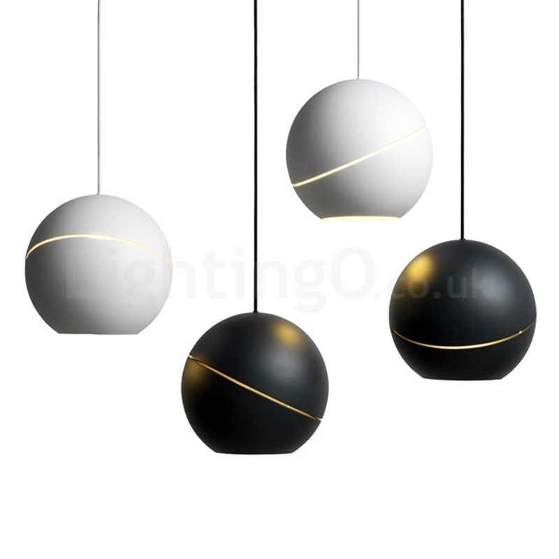Lámpara colgante de noche moderna con forma de bola Lámpara colgante