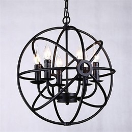 Lámpara colgante estilo mini, moderna, contemporánea, tradicional, clásica, rústica, estilo retro, estilo campestre, globo.