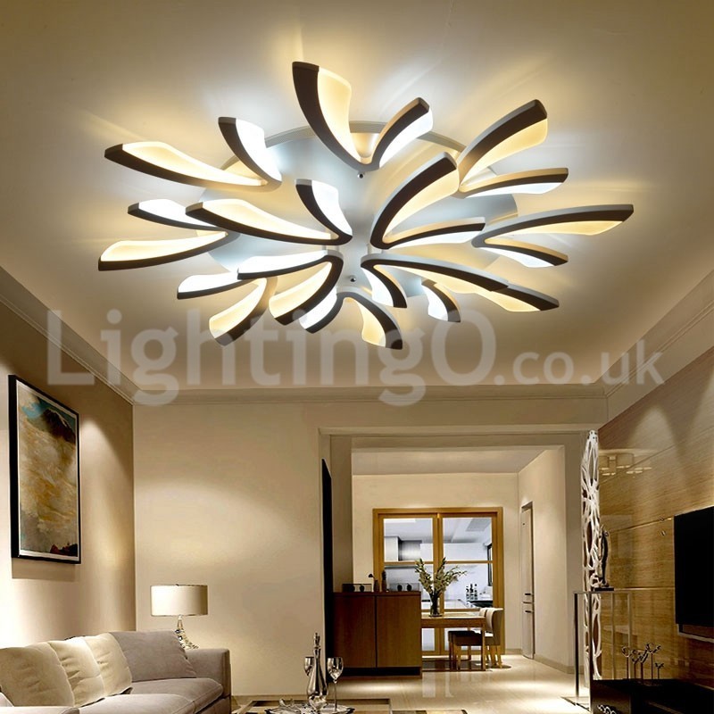 Lámparas de techo empotradas modernas y elegantes de 12 luces más nuevas