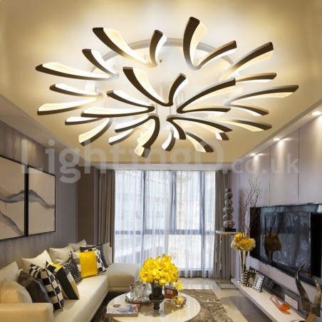 Lámparas de techo empotradas modernas y elegantes de 15 luces con personalidad Lámparas de techo empotradas modernas y elegantes de 15 luces con personalidad