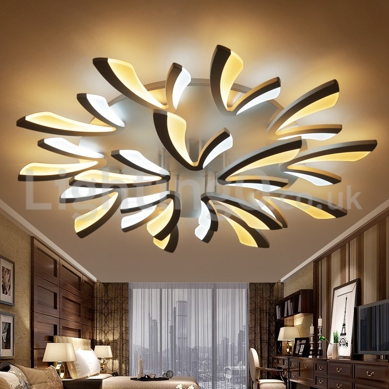 Lámparas de techo empotradas modernas y elegantes de 15 luces con personalidad