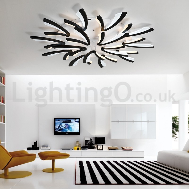 Lámparas de techo empotradas modernas y elegantes de 15 luces con personalidad