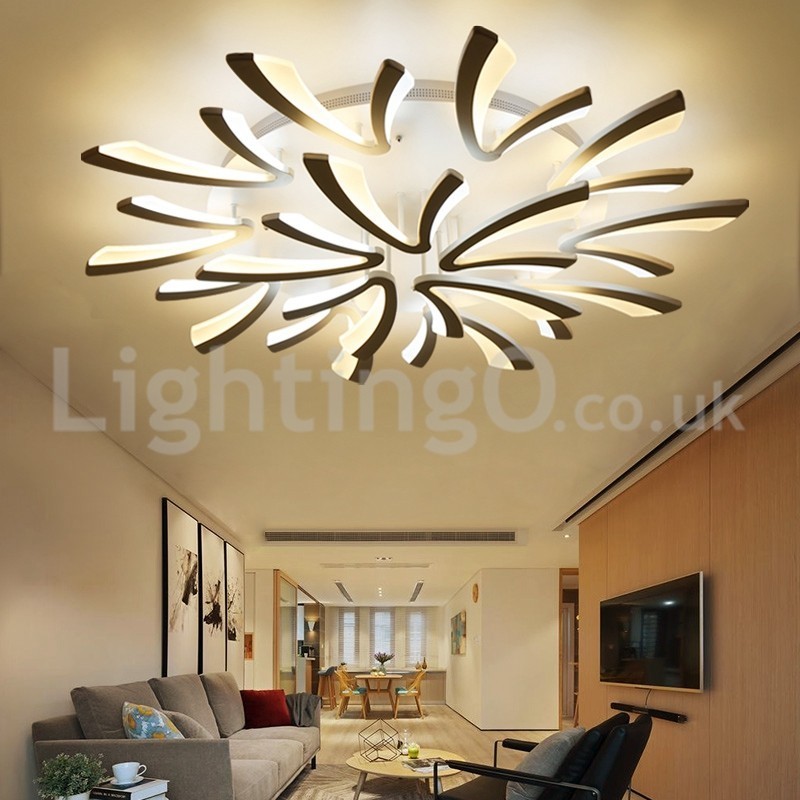 Lámparas de techo empotradas modernas y elegantes de 15 luces con personalidad