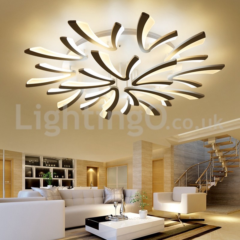 Lámparas de techo empotradas modernas y elegantes de 15 luces con personalidad