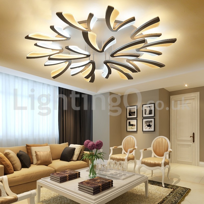 Lámparas de techo empotradas modernas y elegantes de 15 luces con personalidad