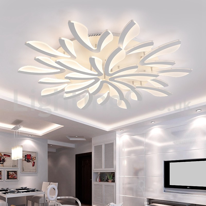 Lámparas de techo empotradas modernas y elegantes de 15 luces con personalidad