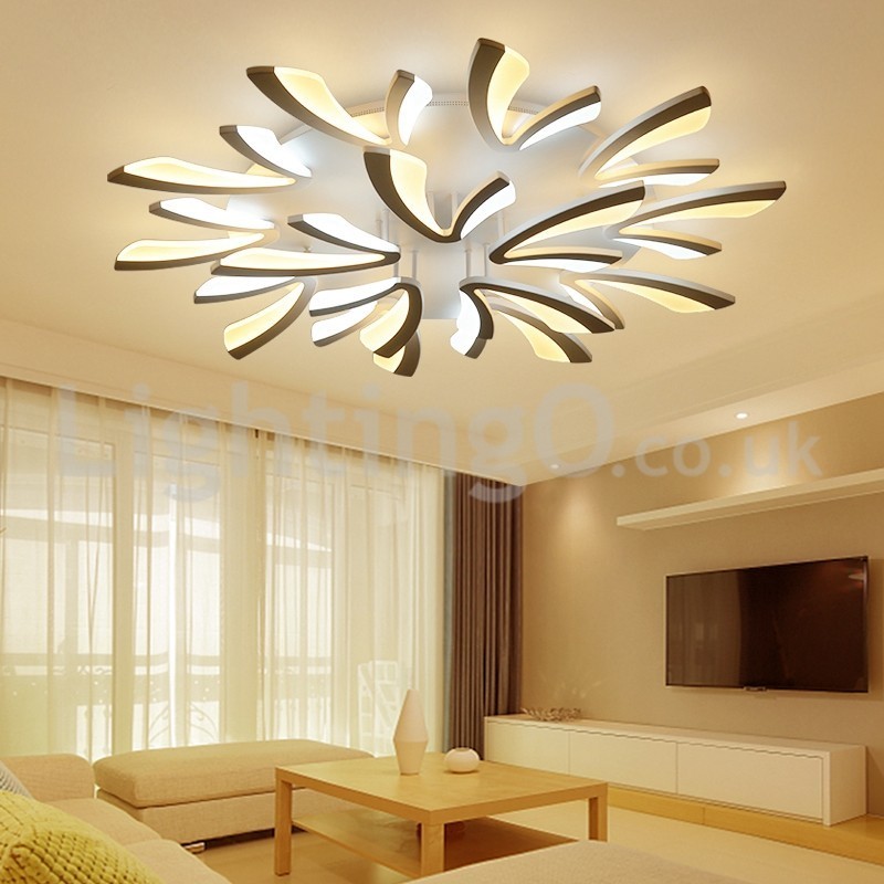 Lámparas de techo empotradas modernas y elegantes de 15 luces con personalidad