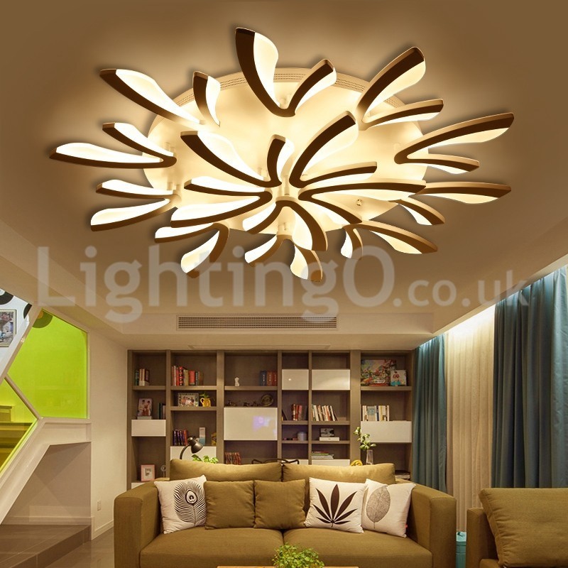 Lámparas de techo empotradas modernas y elegantes de 15 luces con personalidad