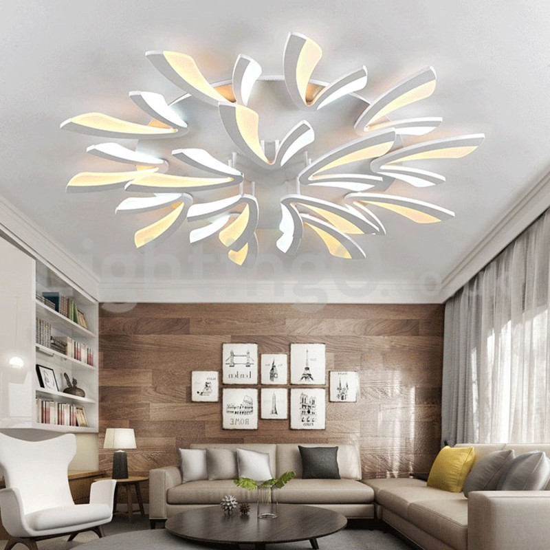 Lámparas de techo empotradas modernas y elegantes de 15 luces con personalidad