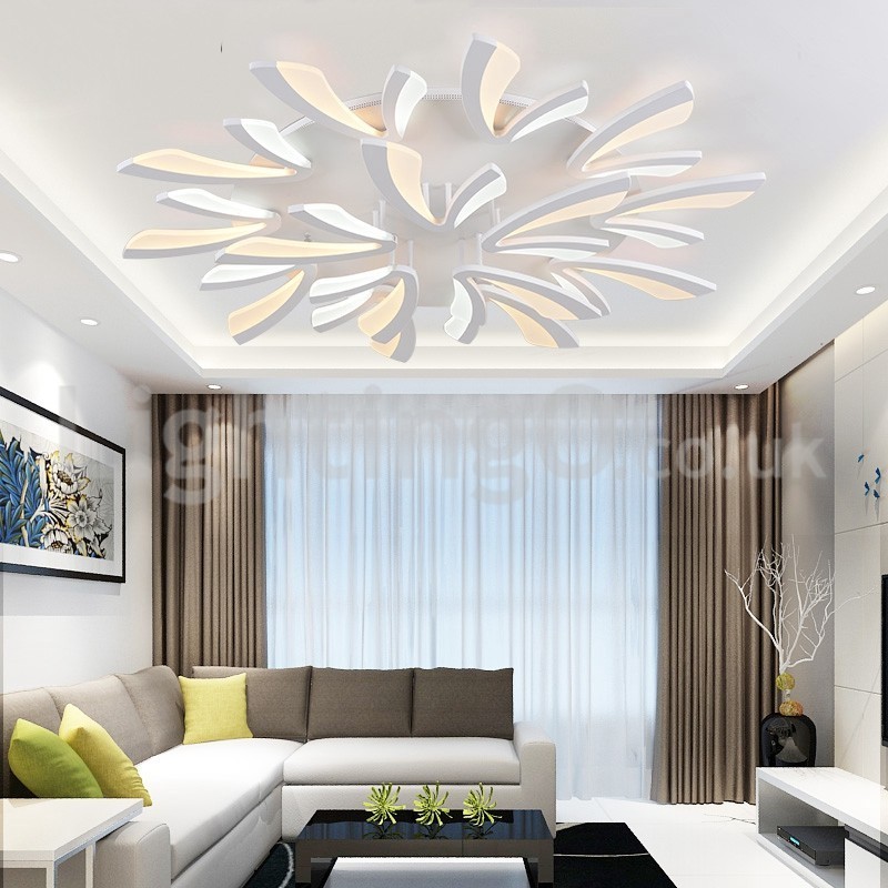 Lámparas de techo empotradas modernas y elegantes de 15 luces con personalidad