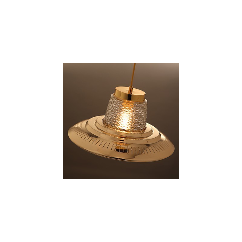 Lámpara colgante de metal moderna y contemporánea de estilo mini