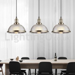 Lámpara colgante industrial de un solo cabezal de acero inoxidable para tienda