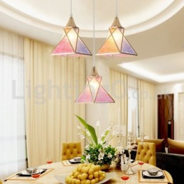 Lámpara colgante moderna económica de 1 luz y 3 luces