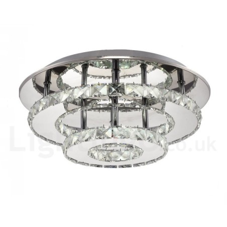 Lámparas de techo modernas de cristal redondas y regulables con control remoto. Lámparas de techo modernas de cristal redondas y regulables con control remoto.