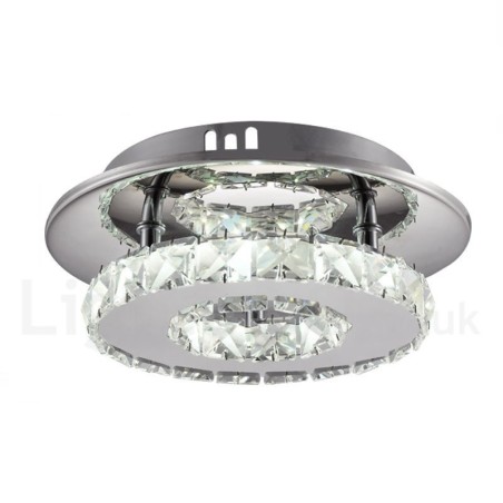Lámparas de techo modernas de cristal redondas y regulables con control remoto. Lámparas de techo modernas de cristal redondas y regulables con control remoto.