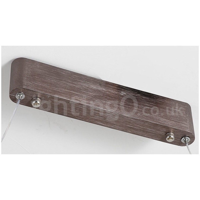 Lámpara colgante lineal regulable con control remoto de diseño moderno
