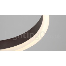 Lámpara colgante lineal regulable con control remoto de diseño moderno