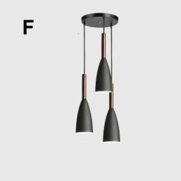 Lámpara colgante contemporánea moderna de diseño macarrón