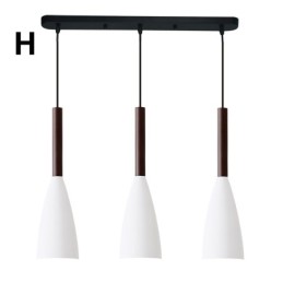 Lámpara colgante contemporánea moderna de diseño macarrón