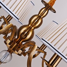 Lámpara de araña moderna contemporánea de metal