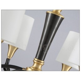 Lámpara colgante de latón puro, estilo rústico, retro, vintage, con pantallas de cristal.