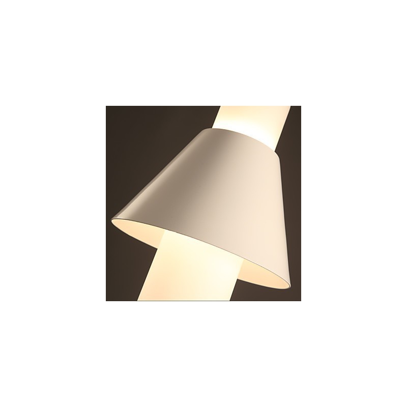 Lámpara colgante de metal moderna y contemporánea de 2 luces estilo mini