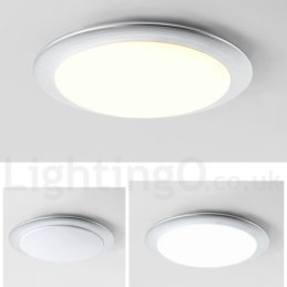 Lámpara de techo empotrada de estilo nórdico contemporáneo, moderna, regulable, superfina y de 4 cm de grosor, con pantalla acrílica y control remoto. También se puede usar como luz de pared.