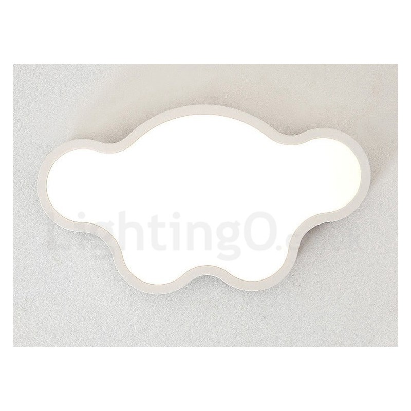 Lámpara de techo infantil empotrada de madera y acero retro