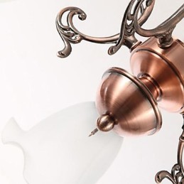 Lámpara empotrada moderna, contemporánea, tradicional, clásica, retro, de metal galvanizado