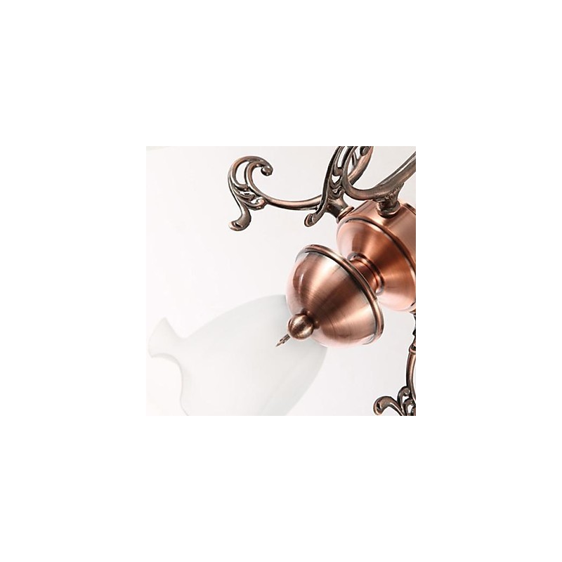 Lámpara empotrada moderna, contemporánea, tradicional, clásica, retro, de metal galvanizado