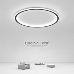 Lámparas de techo empotradas de estilo nórdico contemporáneo, ultrafinas y regulables, con control remoto. También se pueden usar como aplique de pared.