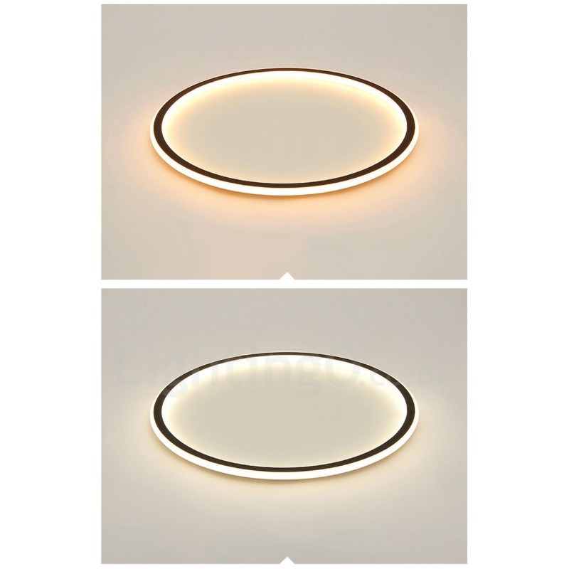 Lámparas de techo empotradas de estilo nórdico contemporáneo, ultrafinas y regulables, con control remoto. También se pueden usar como aplique de pared.
