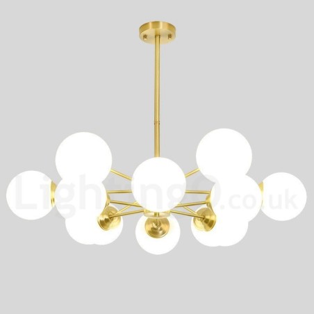 Lámpara colgante moderna de metal con dos niveles, 12 luces (6+6 luces), estilo del norte de Europa, de latón puro. Lámpara colgante moderna de metal con dos niveles, 12 luces (6+6 luces), estilo del norte de Europa, de latón puro.