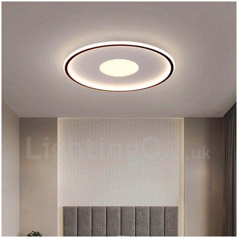 Lámparas de techo empotradas de estilo nórdico contemporáneo, ultrafinas y regulables, con control remoto. También se pueden usar como aplique de pared.