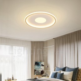 Lámparas de techo empotradas de estilo nórdico contemporáneo, ultrafinas y regulables, con control remoto. También se pueden usar como aplique de pared.